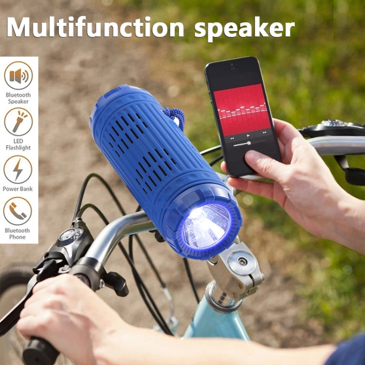 T&G TG312 LED Outdoor Portable Multifunctional Wireless Bluetooth Speaker(Green)