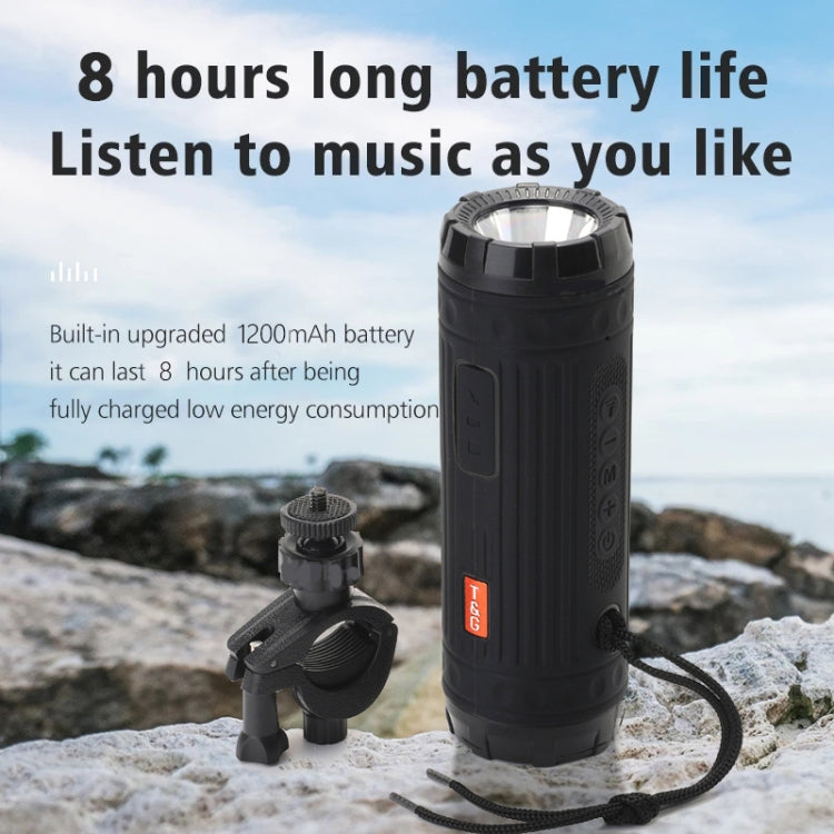 T&G TG312 LED Outdoor Portable Multifunctional Wireless Bluetooth Speaker(Peacock Blue) - Waterproof Speaker by T&G | Online Shopping South Africa | PMC TechLife | Buy Now Pay Later Mobicred