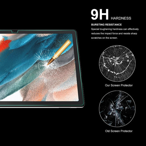 2 PCS For Samsung Galaxy Tab A8 10.5 2021 ENKAY 0.33mm Explosion-proof Tempered Glass Tablet Film
