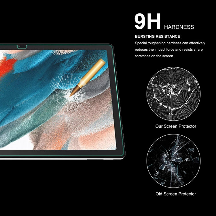 2 PCS For Samsung Galaxy Tab A8 10.5 2021 ENKAY 0.33mm Explosion-proof Tempered Glass Tablet Film