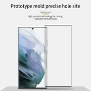 For Samsung Galaxy S22 Ultra 5G PINWUYO 9H 3D Hot Bending Tempered Glass Film(Black)