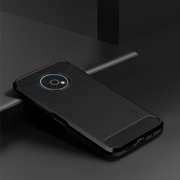 For Nokia G50 MOFI Gentleness Brushed Carbon Fiber Soft TPU Case(Black)