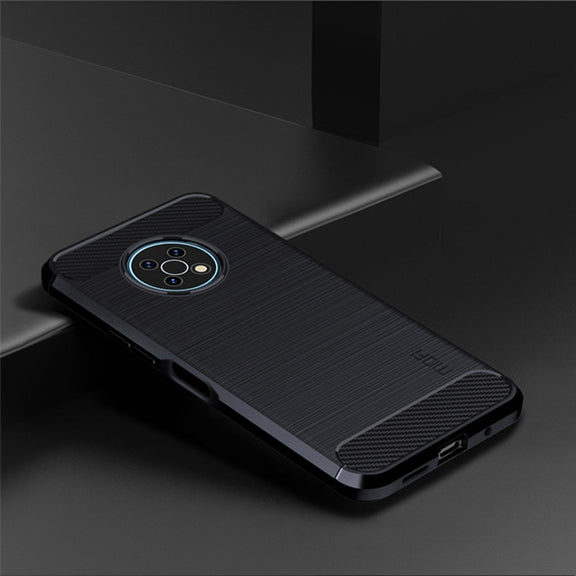 For Nokia G50 MOFI Gentleness Brushed Carbon Fiber Soft TPU Case(Blue)