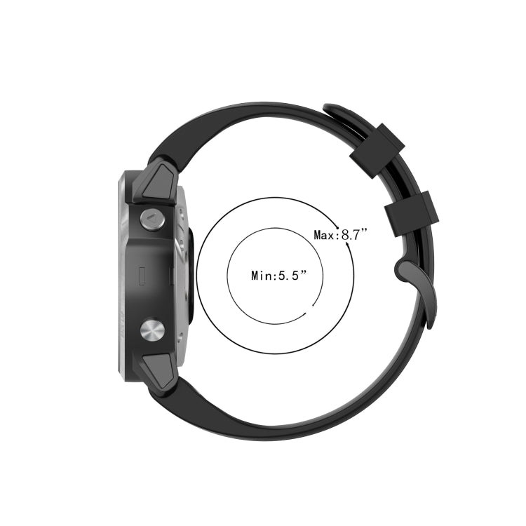 Compatible with Garmin Fenix 6S Pro Pure Color Silicone Watch Band(Beige) - Watch Bands by PMC TechLife | Online Shopping South Africa | PMC TechLife | Buy Now Pay Later Mobicred