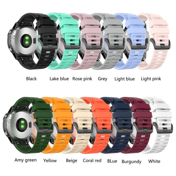Compatible with Garmin Approach s60 Silicone Watch Band(Black) - Watch Bands by PMC Jewellery | Online Shopping South Africa | PMC Jewellery | Buy Now Pay Later Mobicred