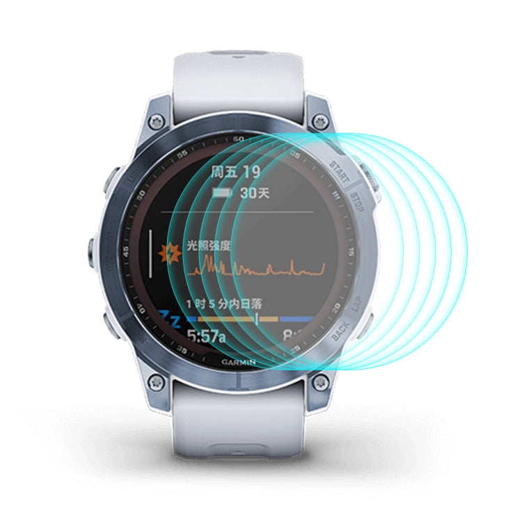 5 PCS Compatible with Garmin Fenix 7 ENKAY 0.2mm 9H Tempered Glass Screen Protector Watch Film - free shipping - PMC TechLife - Order now!