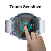 5 PCS Compatible with Garmin Fenix 7 ENKAY 0.2mm 9H Tempered Glass Screen Protector Watch Film