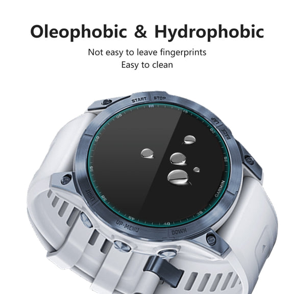 5 PCS Compatible with Garmin Fenix 7 ENKAY 0.2mm 9H Tempered Glass Screen Protector Watch Film