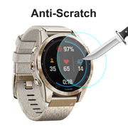 5 PCS Compatible with Garmin Fenix 7S ENKAY 0.2mm 9H Tempered Glass Screen Protector Watch Film