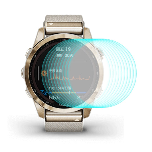10 PCS Compatible with Garmin Fenix 7S ENKAY 0.2mm 9H Tempered Glass Screen Protector Watch Film - Screen Protector by ENKAY | Online Shopping South Africa | PMC Jewellery | Buy Now Pay Later Mobicred