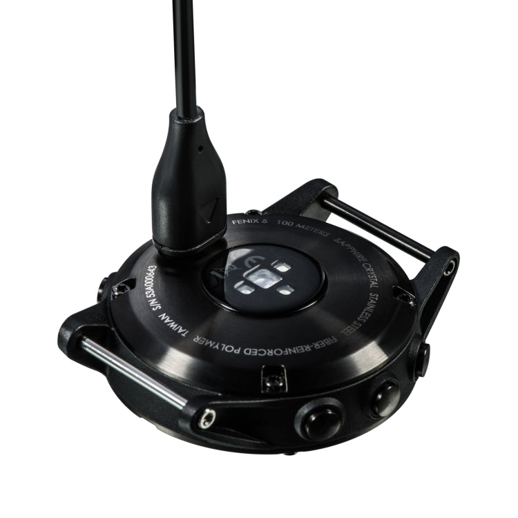Compatible with Garmin Fenix 7S Charger with Data Transmission Function(Black) - Charger by PMC Jewellery | Online Shopping South Africa | PMC Jewellery | Buy Now Pay Later Mobicred