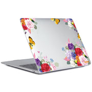 ENKAY Flower Series Pattern Laotop Protective Crystal Case for MacBook Pro 16 inch A2141(Rose)
