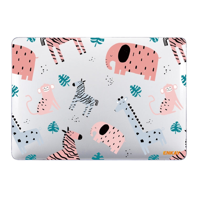 ENKAY Animal Series Pattern Laotop Protective Crystal Case For MacBook Pro 13.3 inch A1706 / A1708 / A1989 / A2159(Animals No.2) - MacBook Pro Cases by ENKAY | Online Shopping South Africa | PMC TechLife