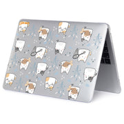 For MacBook Air 13.3 inch A1932 / A2179 / A2337 ENKAY Animal Series Pattern Laotop Protective Crystal Case(Cute Cat)