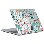 For MacBook Air 13.3 inch A1932 / A2179 / A2337 ENKAY Animal Series Pattern Laotop Protective Crystal Case(Thin Cat)