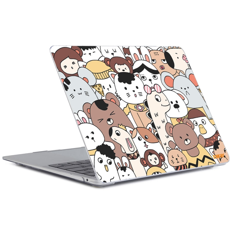 ENKAY Animal Series Pattern Laotop Protective Crystal Case For MacBook Pro 13.3 inch A2251 / A2289 / A2338 2020(Animals No.1) - MacBook Pro Cases by ENKAY | Online Shopping South Africa | PMC TechLife | Buy Now Pay Later Mobicred