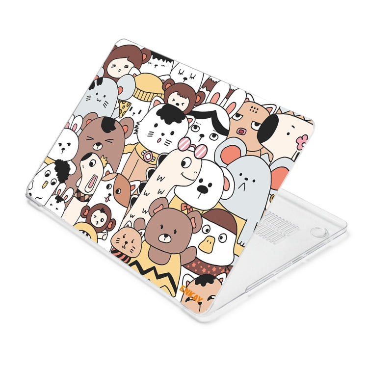 ENKAY Animal Series Pattern Laotop Protective Crystal Case For MacBook Pro 15.4 inch A1707 / A1990(Animals No.1)