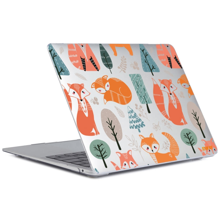 ENKAY Animal Series Pattern Laotop Protective Crystal Case For MacBook Pro 15.4 inch A1707 / A1990(Fox) - MacBook Pro Cases by ENKAY | Online Shopping South Africa | PMC TechLife