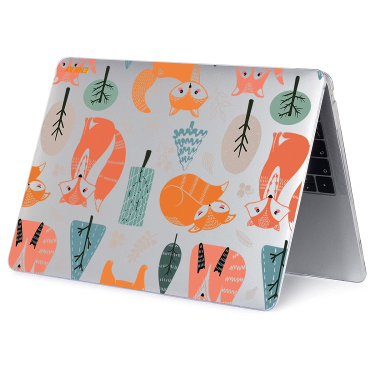 ENKAY Animal Series Pattern Laotop Protective Crystal Case For MacBook Pro 16 inch A2141(Fox) - MacBook Pro Cases by ENKAY | Online Shopping South Africa | PMC TechLife | Buy Now Pay Later Mobicred