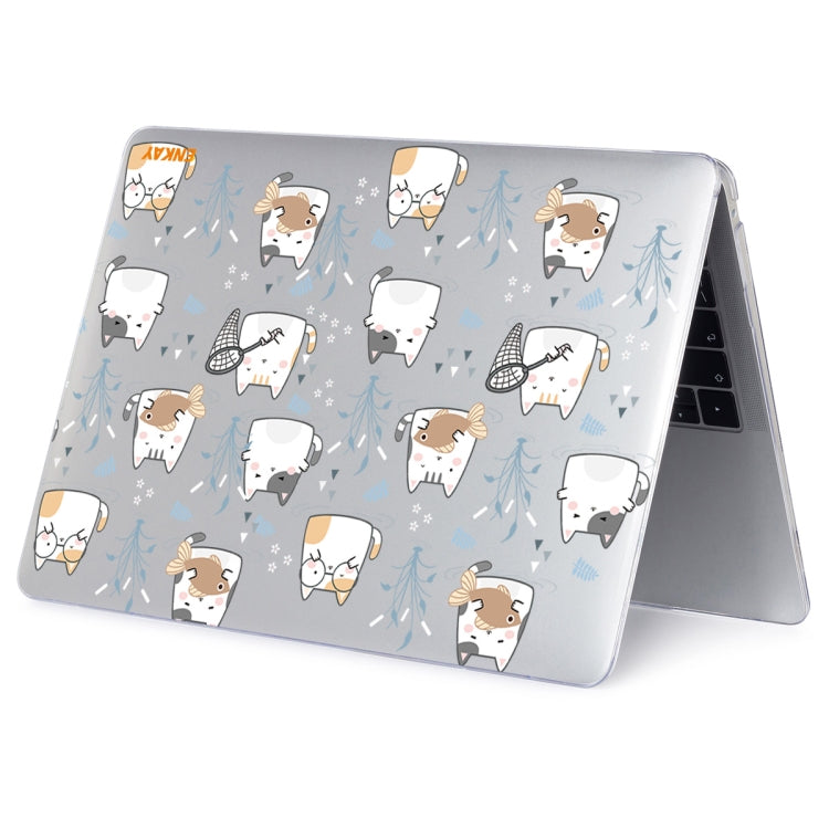 ENKAY Animal Series Pattern Laotop Protective Crystal Case For MacBook Pro 16 inch A2141(Cute Cat)
