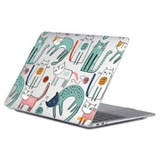 ENKAY Animal Series Pattern Laotop Protective Crystal Case For MacBook Pro 16 inch A2141(Thin Cat)