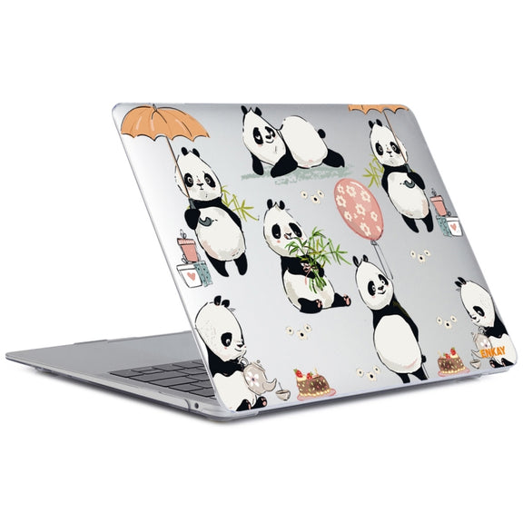 ENKAY Animal Series Pattern Laotop Protective Crystal Case For MacBook Pro 16 inch A2141(Panda)