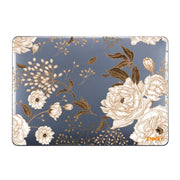 ENKAY Vintage Pattern Series Laotop Protective Crystal Case For MacBook Pro 15.4 inch A1707 / A1990(Golden Peony)