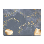 ENKAY Vintage Pattern Series Laotop Protective Crystal Case For MacBook Pro 16 inch A2141(Wild Oats)