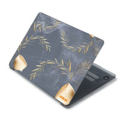 ENKAY Vintage Pattern Series Laotop Protective Crystal Case For MacBook Pro 16 inch A2141(Wild Oats)