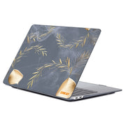 ENKAY Vintage Pattern Series Laotop Protective Crystal Case For MacBook Pro 16 inch A2141(Wild Oats)