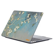ENKAY Vintage Pattern Series Laotop Protective Crystal Case For MacBook Pro 16 inch A2141(Magnolia)
