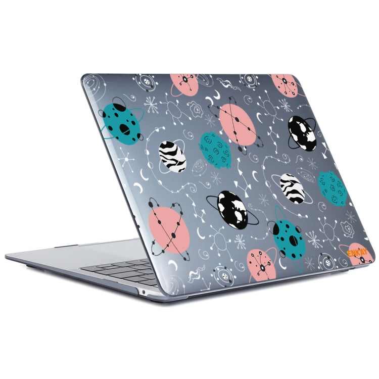 For MacBook Air 13.3 inch A1932 / A2179 / A2337 ENKAY Star Series Pattern Laotop Protective Crystal Case(Geometric Planet) - MacBook Air Cases by ENKAY | Online Shopping South Africa | PMC TechLife | Buy Now Pay Later Mobicred