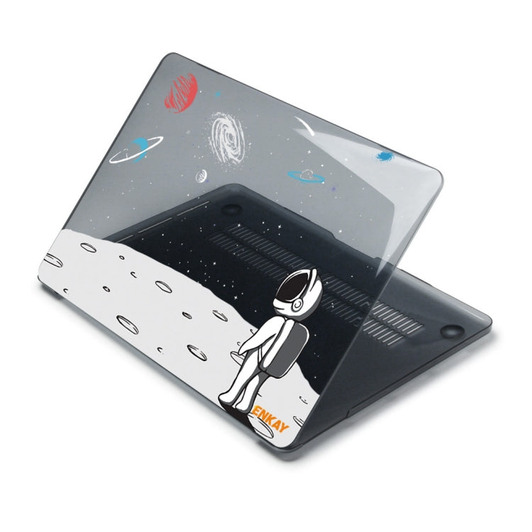 ENKAY Star Series Pattern Laotop Protective Crystal Case For MacBook Pro 13.3 inch A2251 / A2289 / A2338 2020(Backpack Astronaut) - MacBook Pro Cases by ENKAY | Online Shopping South Africa | PMC TechLife | Buy Now Pay Later Mobicred