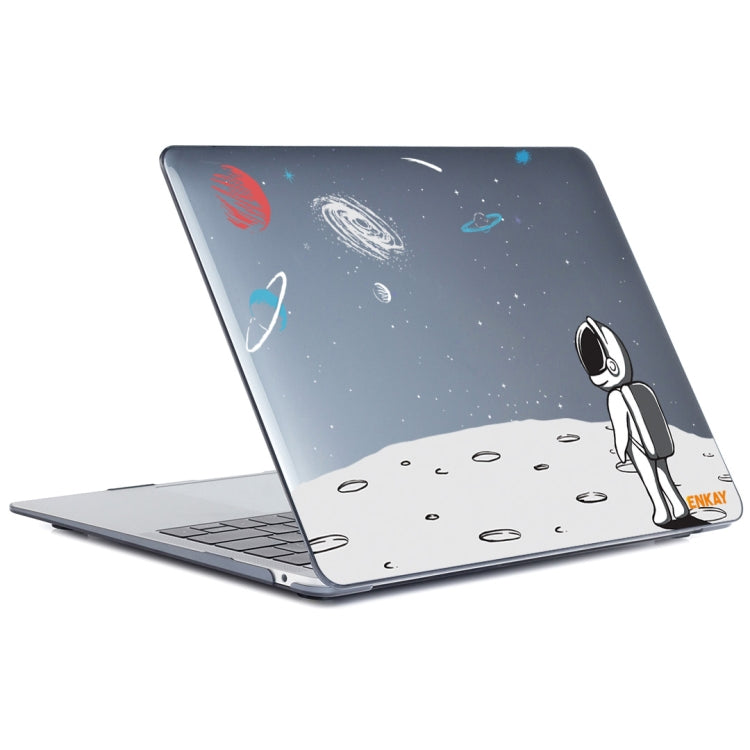 ENKAY Star Series Pattern Laotop Protective Crystal Case For MacBook Pro 13.3 inch A2251 / A2289 / A2338 2020(Backpack Astronaut) - MacBook Pro Cases by ENKAY | Online Shopping South Africa | PMC TechLife | Buy Now Pay Later Mobicred
