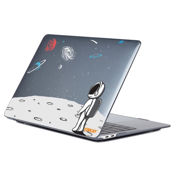 ENKAY Star Series Pattern Laotop Protective Crystal Case For MacBook Pro 16 inch A2141(Backpack Astronaut)