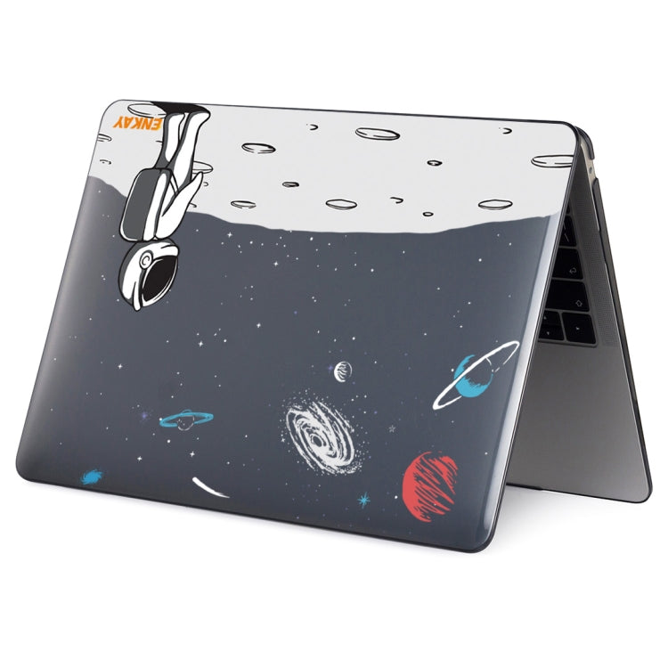 ENKAY Star Series Pattern Laotop Protective Crystal Case For MacBook Pro 16 inch A2141(Backpack Astronaut)