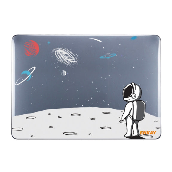 ENKAY Star Series Pattern Laotop Protective Crystal Case For MacBook Pro 16 inch A2141(Backpack Astronaut)