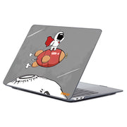 ENKAY Star Series Pattern Laotop Protective Crystal Case For MacBook Pro 16 inch A2141(Rocket Astronaut)