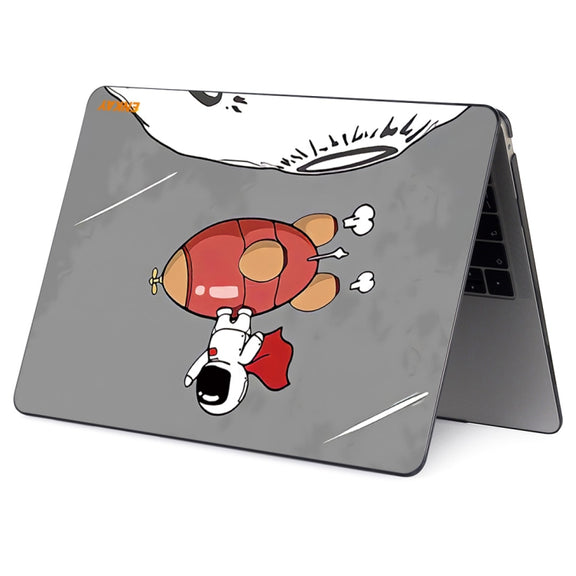 ENKAY Star Series Pattern Laotop Protective Crystal Case For MacBook Pro 16 inch A2141(Rocket Astronaut)