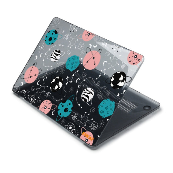 ENKAY Star Series Pattern Laotop Protective Crystal Case For MacBook Pro 16 inch A2141(Geometric Planet)