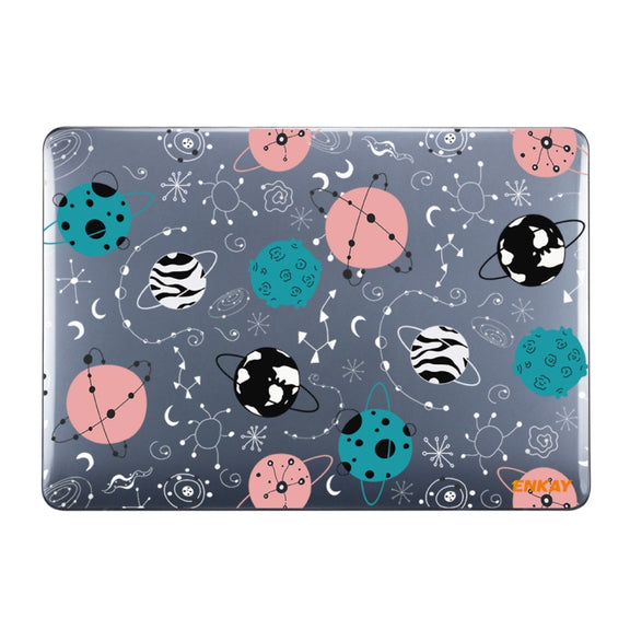 ENKAY Star Series Pattern Laotop Protective Crystal Case For MacBook Pro 16 inch A2141(Geometric Planet)