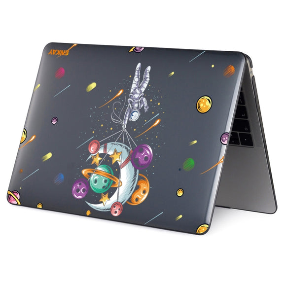 ENKAY Star Series Pattern Laotop Protective Crystal Case For MacBook Pro 16 inch A2141(Balloon Astronaut)