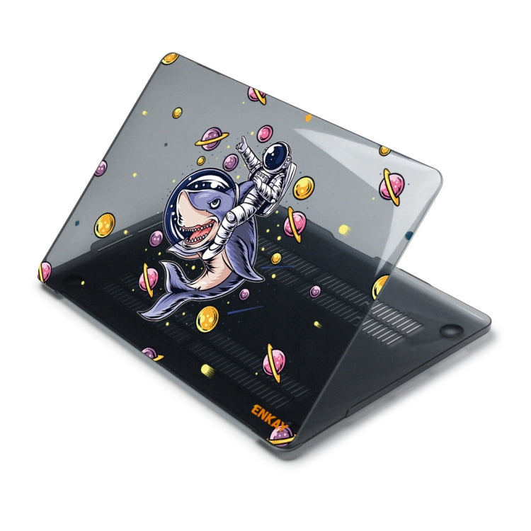 ENKAY Star Series Pattern Laotop Protective Crystal Case For MacBook Pro 16.2 inch A2485 2021/A2880 2023(Shark Astronaut) - free shipping - PMC TechLife - Order now!