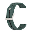 Compatible with Garmin vivoMove Style 20mm Silicone Watch Band(Olive Green Black)