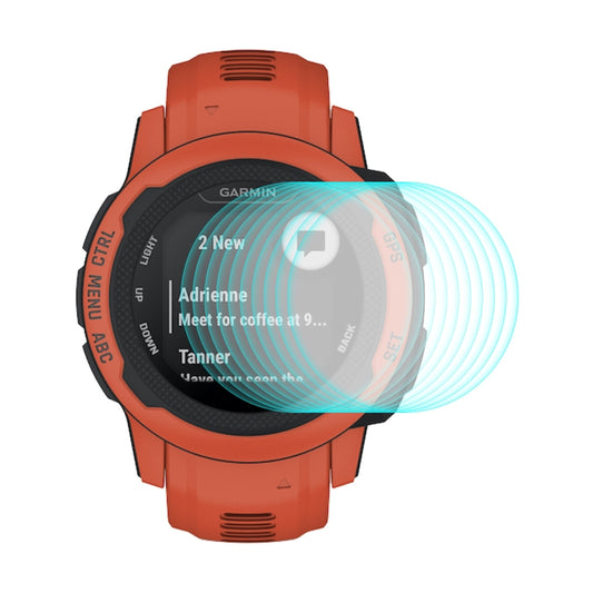 10 PCS ENKAY 0.2mm 9H Tempered Glass Screen Protector Watch Film Compatible with Garmin Instinct 2S - Screen Protector by ENKAY | Online Shopping South Africa | PMC Jewellery | Buy Now Pay Later Mobicred