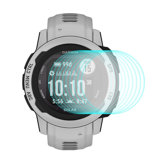 10 PCS ENKAY 0.2mm 9H Tempered Glass Screen Protector Watch Film Compatible with Garmin Instinct 2 - Screen Protector by ENKAY | Online Shopping South Africa | PMC Jewellery | Buy Now Pay Later Mobicred