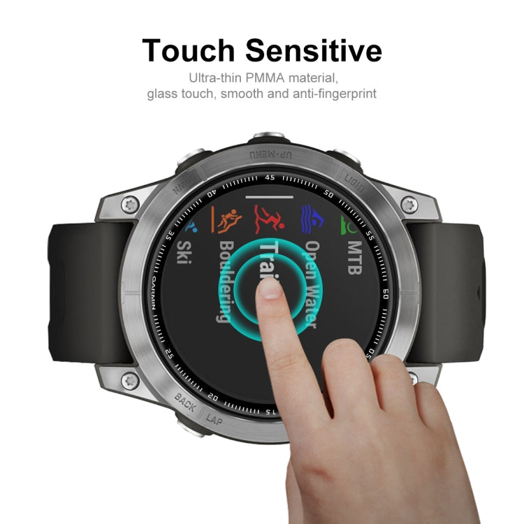 10 PCS ENKAY 3D Full Coverage Soft PC Edge + PMMA HD Screen Protector Film Compatible with Garmin Fenix 7X