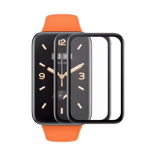 2 PCS For Xiaomi Band 7 Pro ENKAY 3D Full Coverage Soft PC Edge + PMMA HD Screen Protector Film - Screen Protector by ENKAY | Online Shopping South Africa | PMC Jewellery | Buy Now Pay Later Mobicred