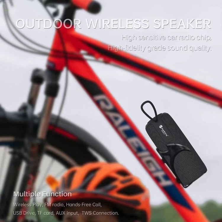 NewRixing NR8013 10W TWS Portable Wireless Stereo Speaker Support TF Card / FM(Black) - free shipping - PMC TechLife - Order now!