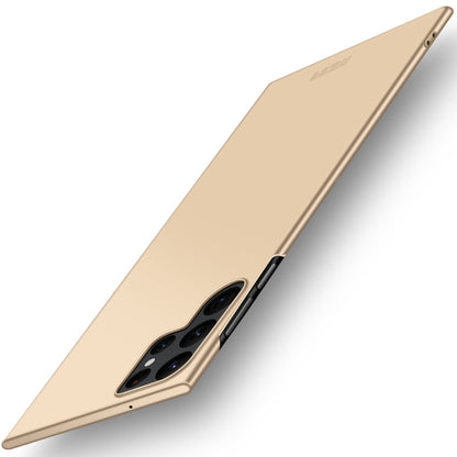 For Samsung Galaxy S22 Ultra 5G MOFI Frosted PC Ultra-thin Hard Case(Gold) - free shipping - PMC Jewellery - Order now!